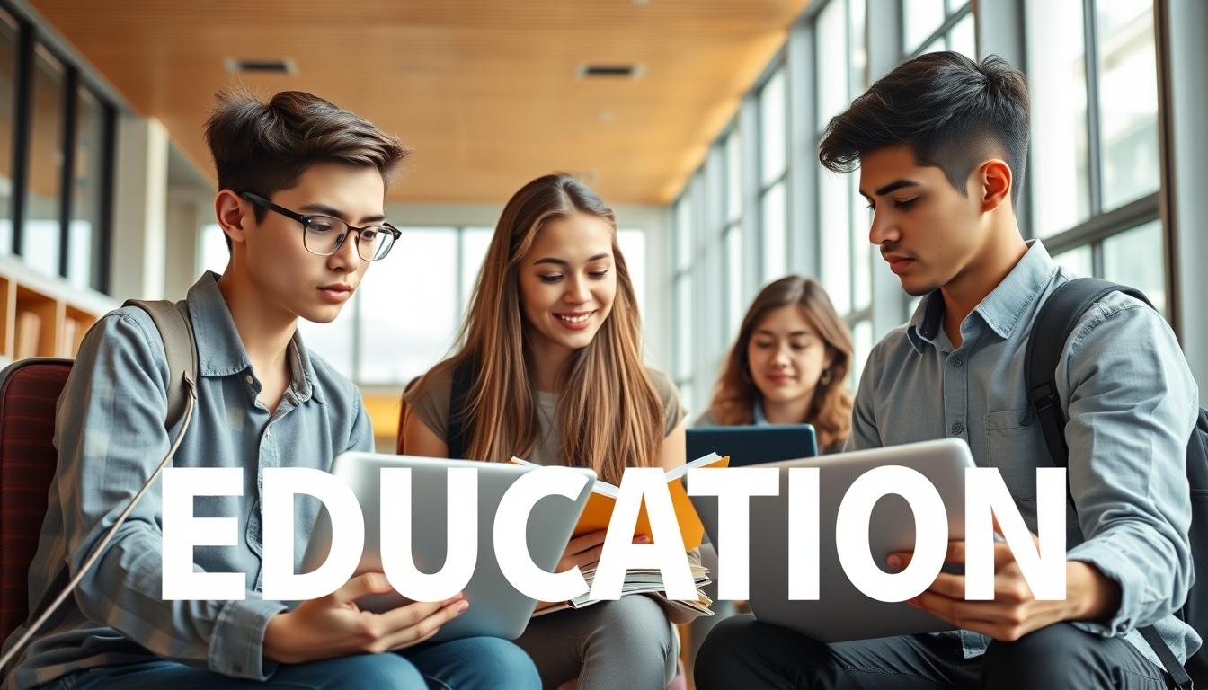 Structured study materials and learning resources on a desk